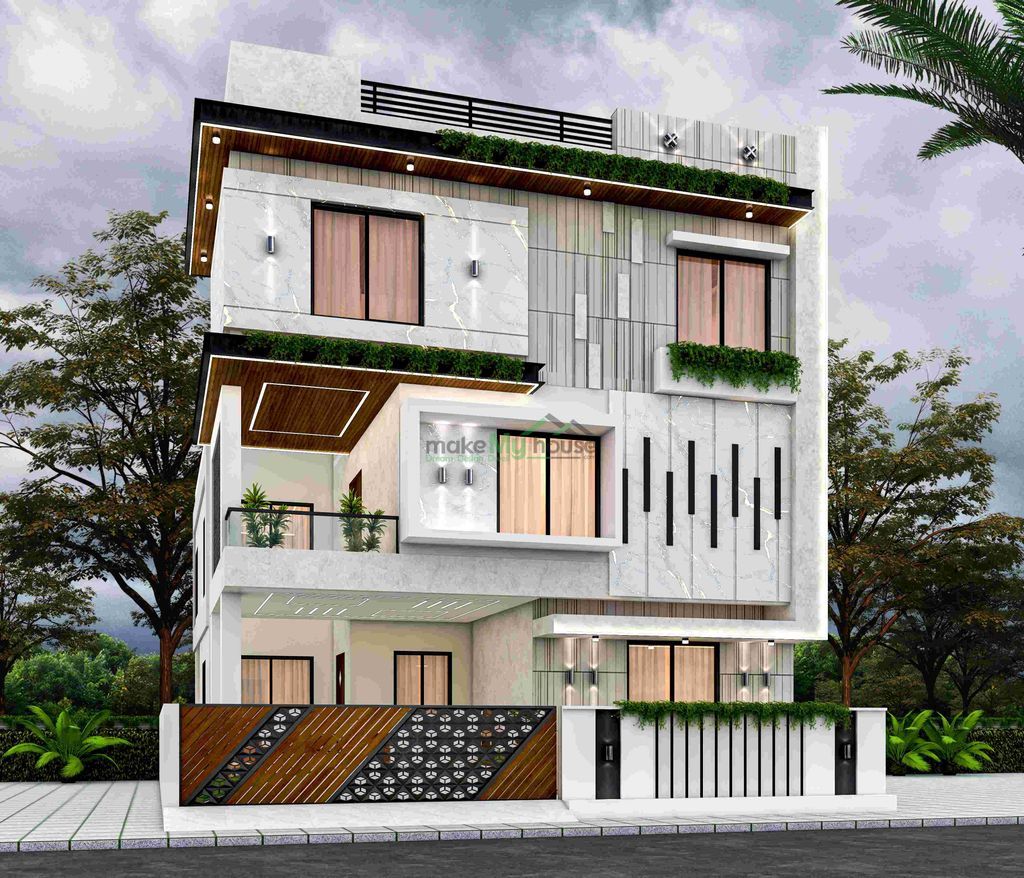 3D house elevation design