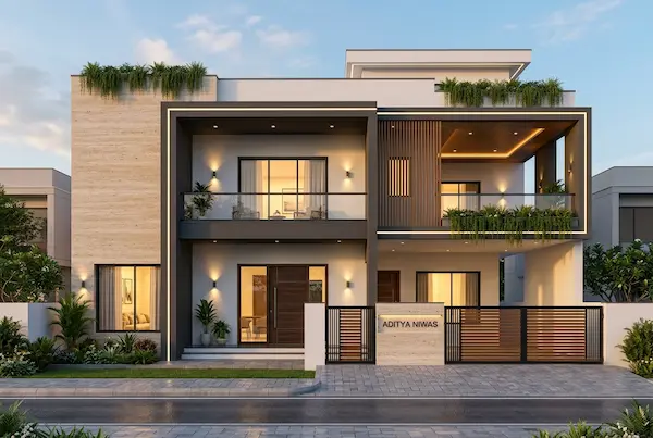 3 BHK House Design image
