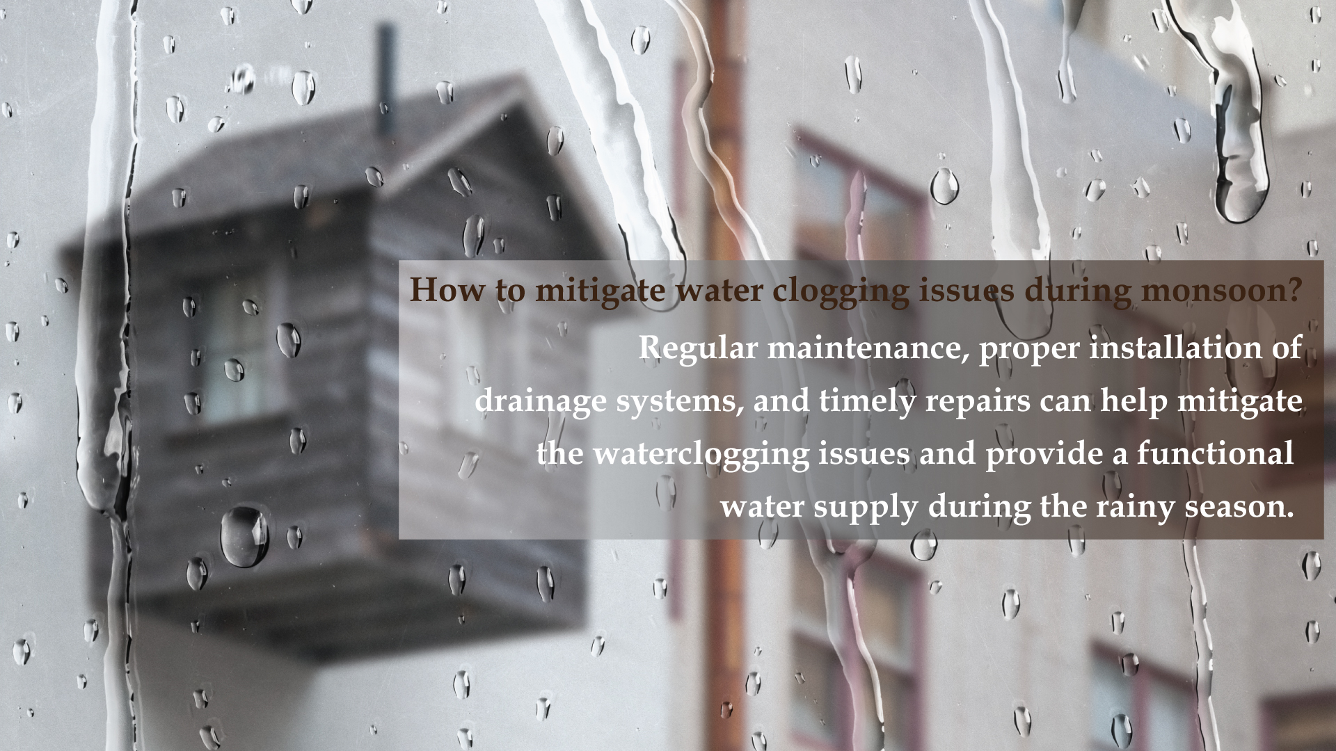 plumbing and drainage for home improvement 