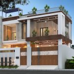 Invisible Grills | Stylish Home Elevation design.