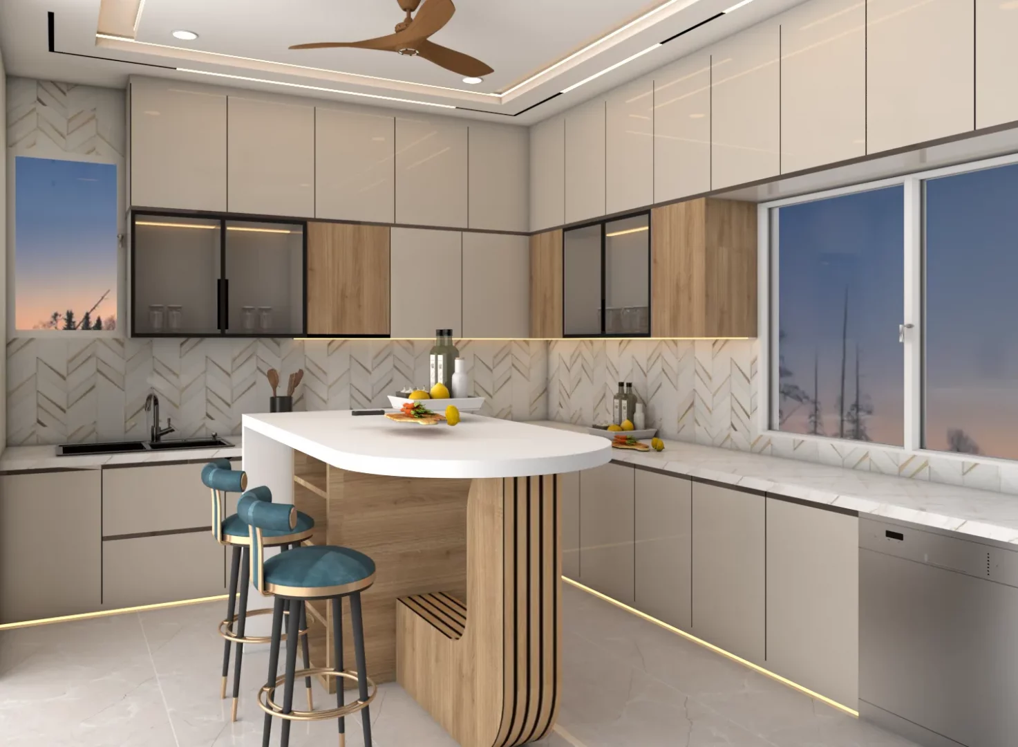 Here, we are sharing creative kitchen design ideas