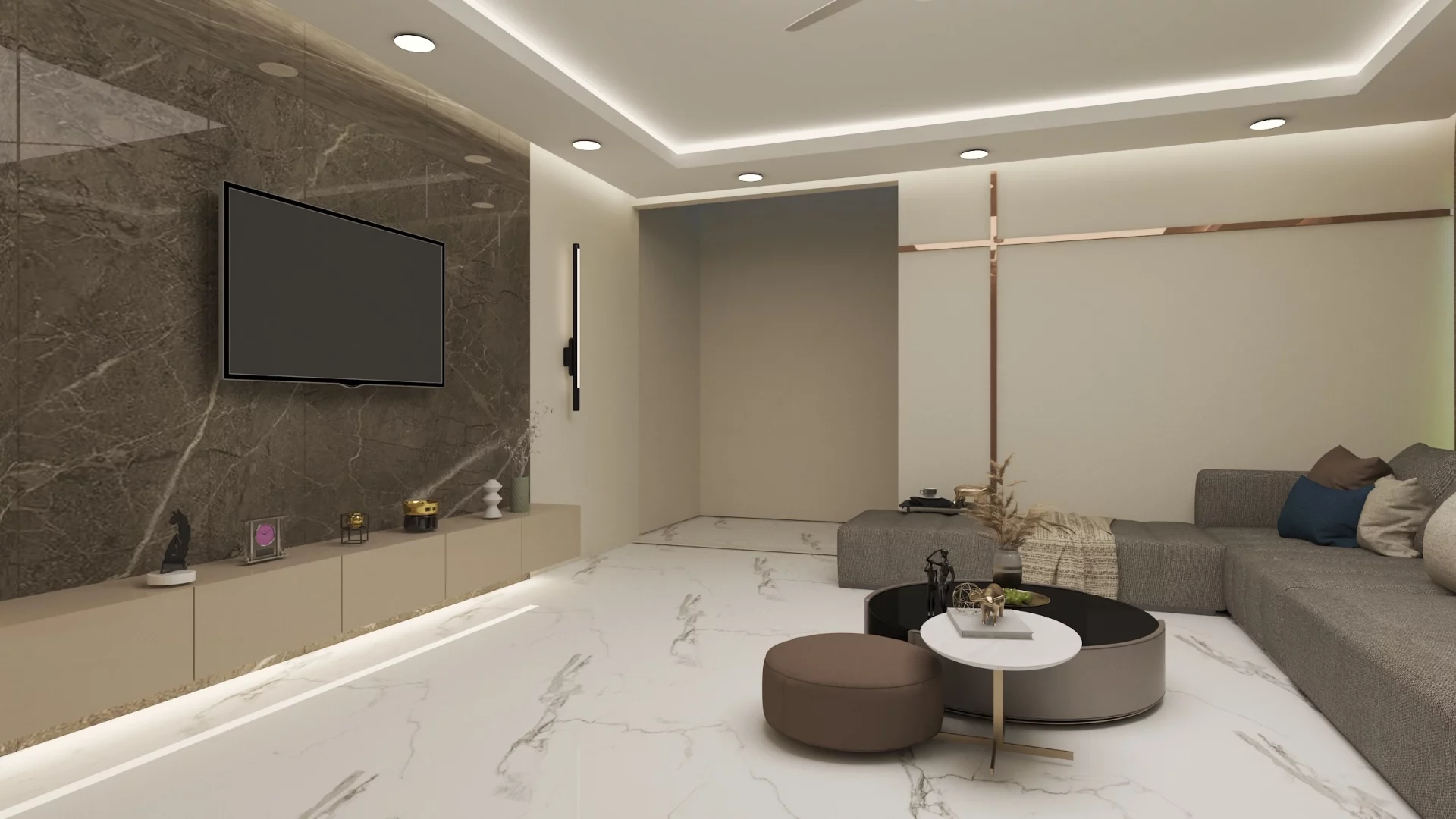 Comfortable Living Room Layout Design Tips