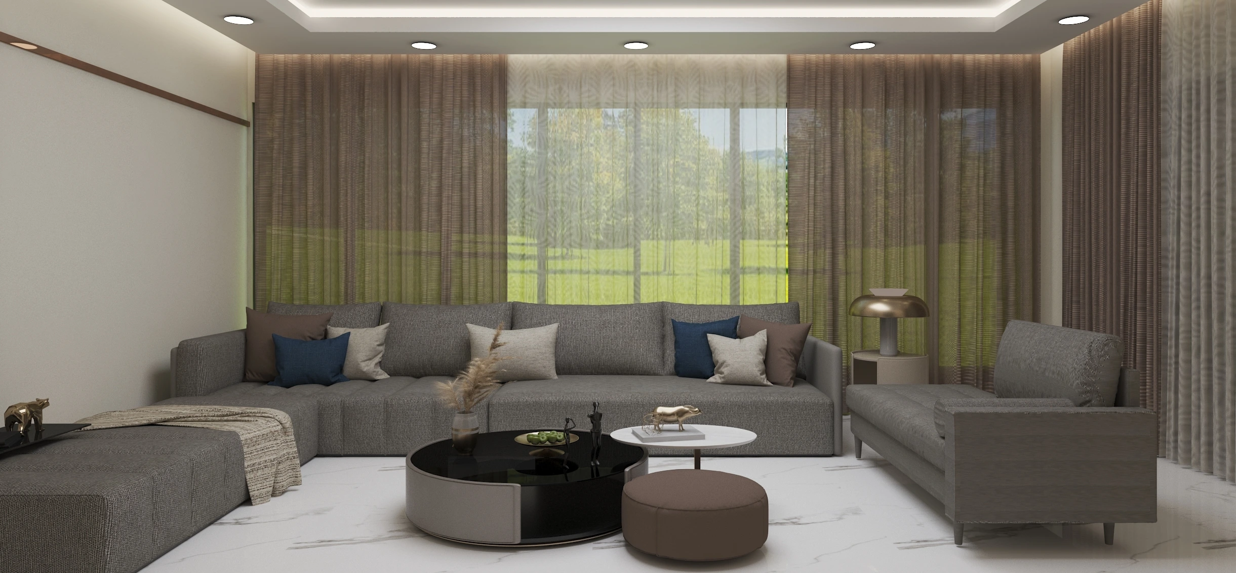 Comfortable Living Room Layout Design Tips