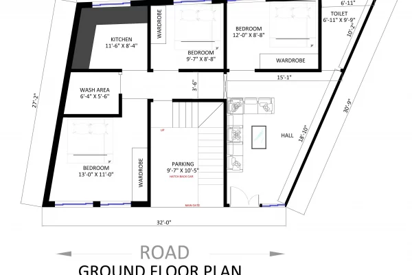 Floor Plan Design for Narrow or Irregular Plots