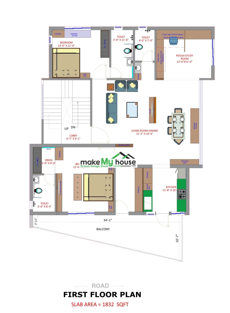 Floor Plan Design for Narrow or Irregular Plots