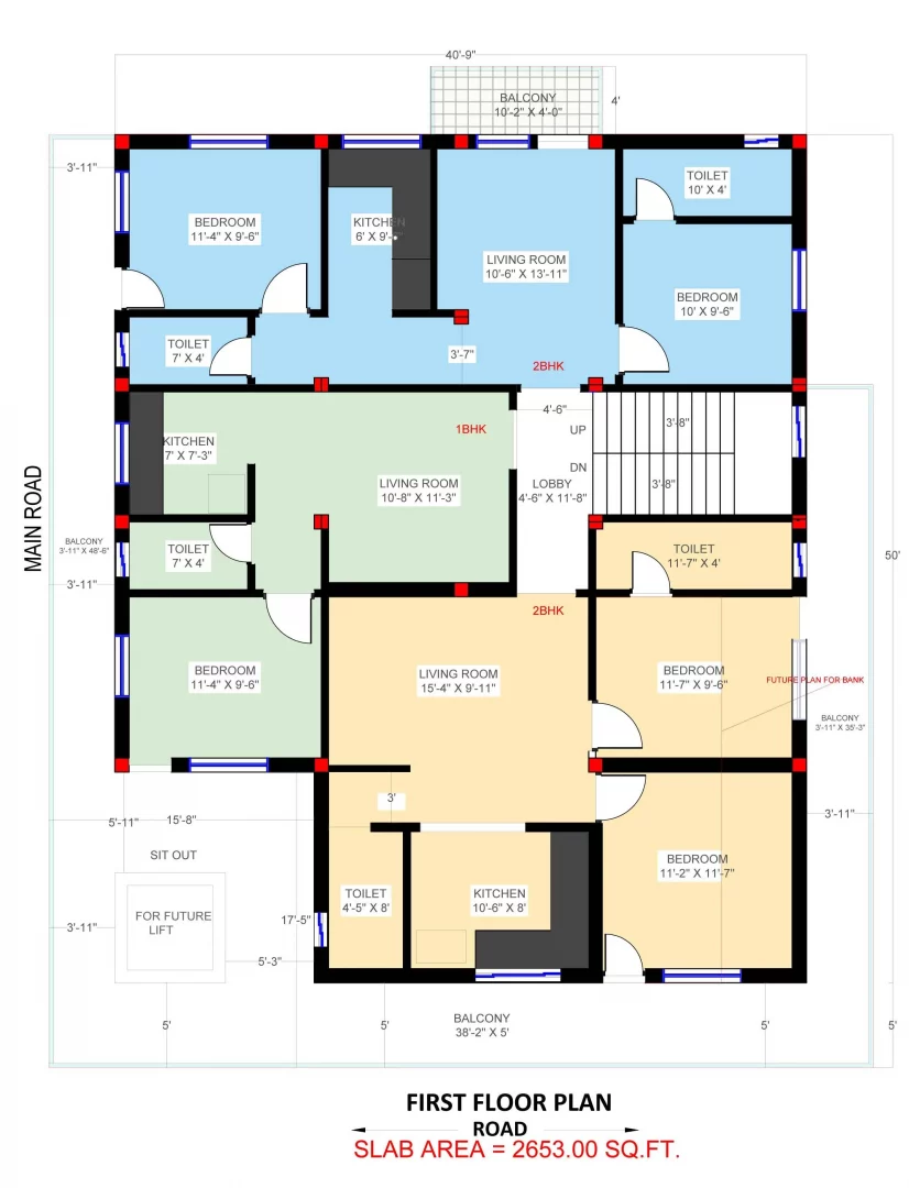 40×50 Plot House Plans for Modern Living
